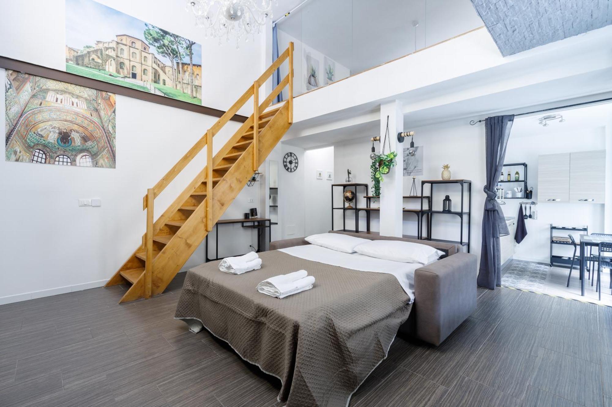 Appartamento Casa Loft Alighieri Centro Ravenna Esterno foto